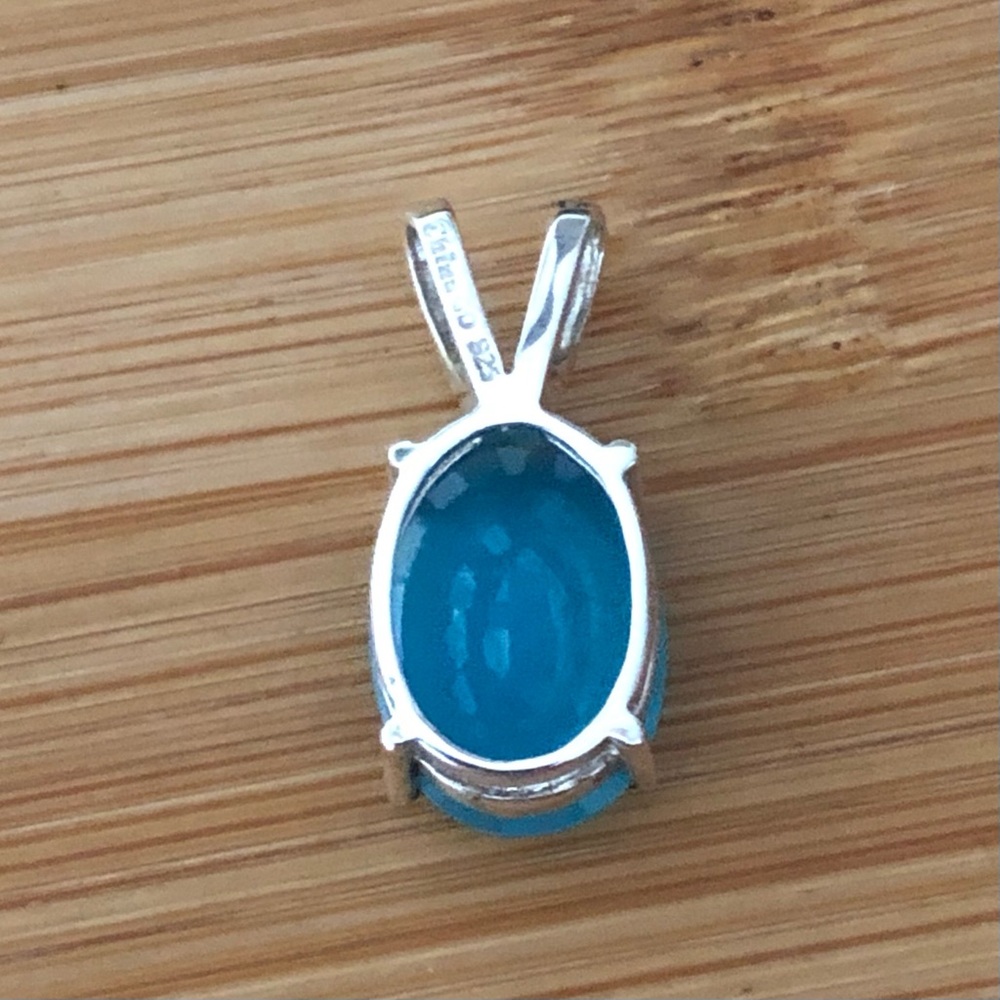 $64  Designer Estate Pendant   Sterling Silver 925  Designer's Mark China - Picture 5 of 5